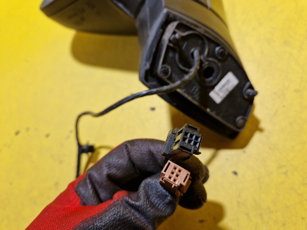 LEVÉ ZRCÁTKO PEUGEOT 308 I / 207 ŠEDÉ, ELEKTRICKY SKLOPNÉ - 18930