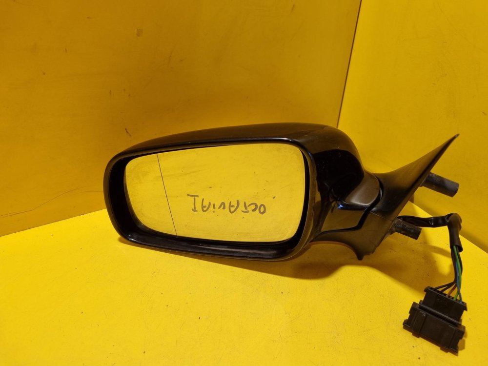 LEVÉ ZRCÁTKO ŠKODA OCTAVIA I , ČERNÉ, DLOUHÉ , ELEKTRICKÉ - 17068