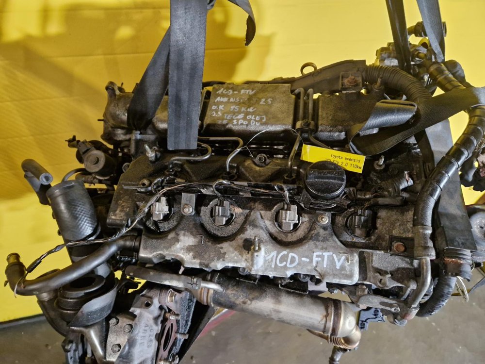MOTOR 1CD-FTV - 2.0 D-4D 85KW - TOYOTA AVENSIS, COROLLA, COROLLA VERSO - 19240