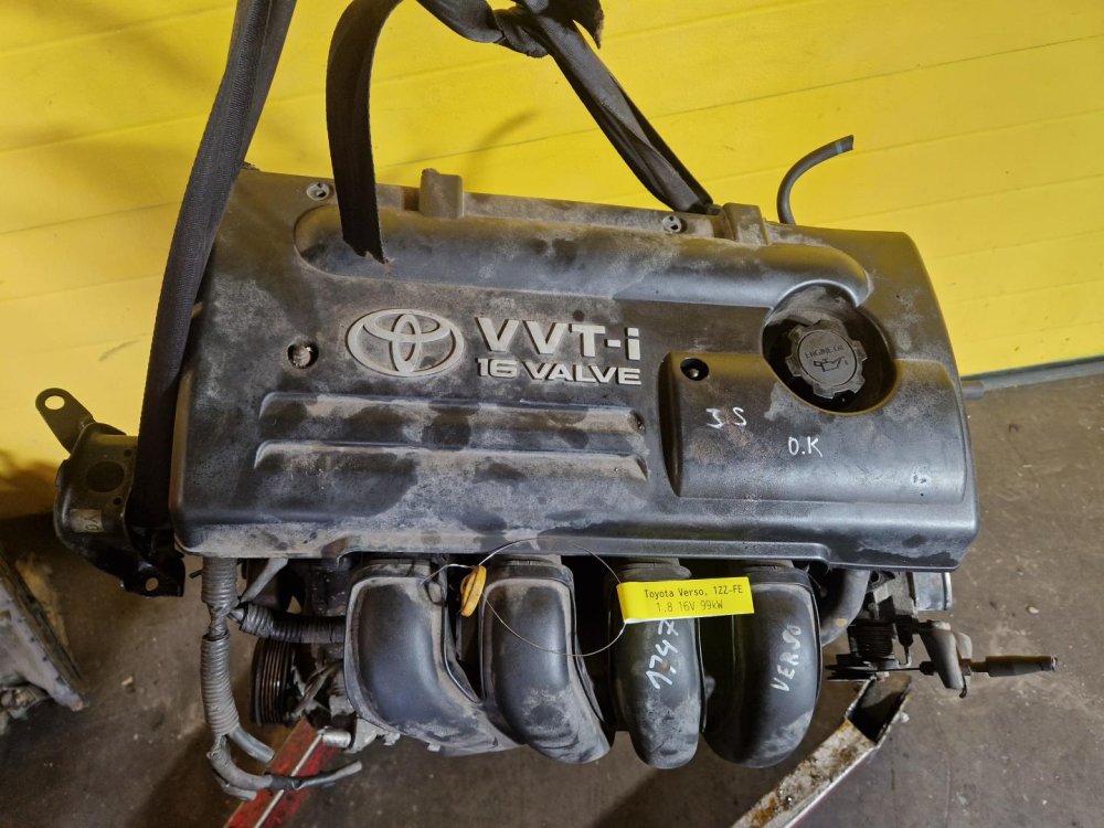 Motor 1ZZ-FE - 1.8 16V 99kW - Toyota Corolla Verso, Corolla, Avensis, Celica - 17474