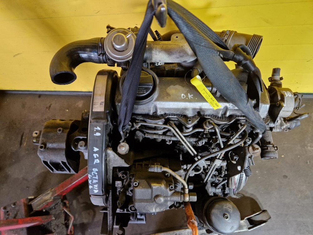 MOTOR AGR - 1.9 TDI 66KW - ŠKODA OCTAVIA / VW POLO, GOLF, BORA.../ SEAT IBIZA , CORDOBA, LEON.../ AUDI A3 - 20096