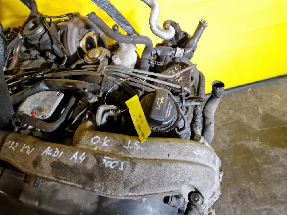 Motor AKE - 2.5 TDI 132kW - Audi A4 B6, Audi A6 C5, Audi A8 D2 - 19289
