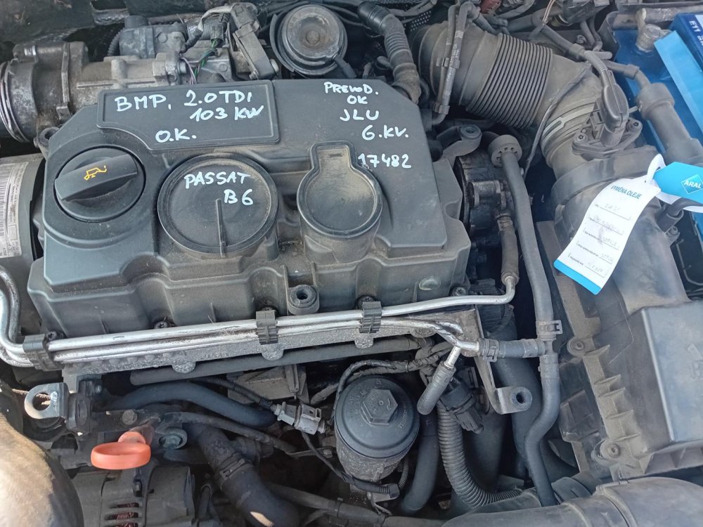 Motor BMP 2.0 TDI 103kW - VW PASSAT B6 / ŠKODA SUPERB - 17482
