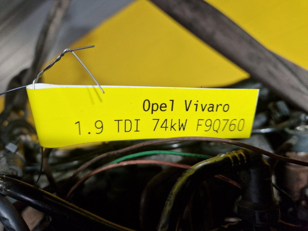 Motor F9Q760 - 1.9 DTI 74kW - OPEL VIVARO / RENAULT TRAFIC / NISSAN PRIMASTAR - 15451