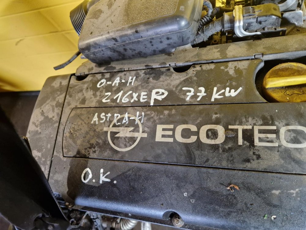 Motor Z16XEP - 1.6 16V, 77kW - Opel Astra H, G, Zafira B, A, Vectra C, Meriva A  - 20055