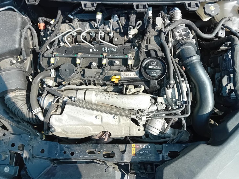 Opel Astra K 1.6 BiTurbo ( B16DTR ) 118kW r.2017 černá Z22Y na náhradní díly