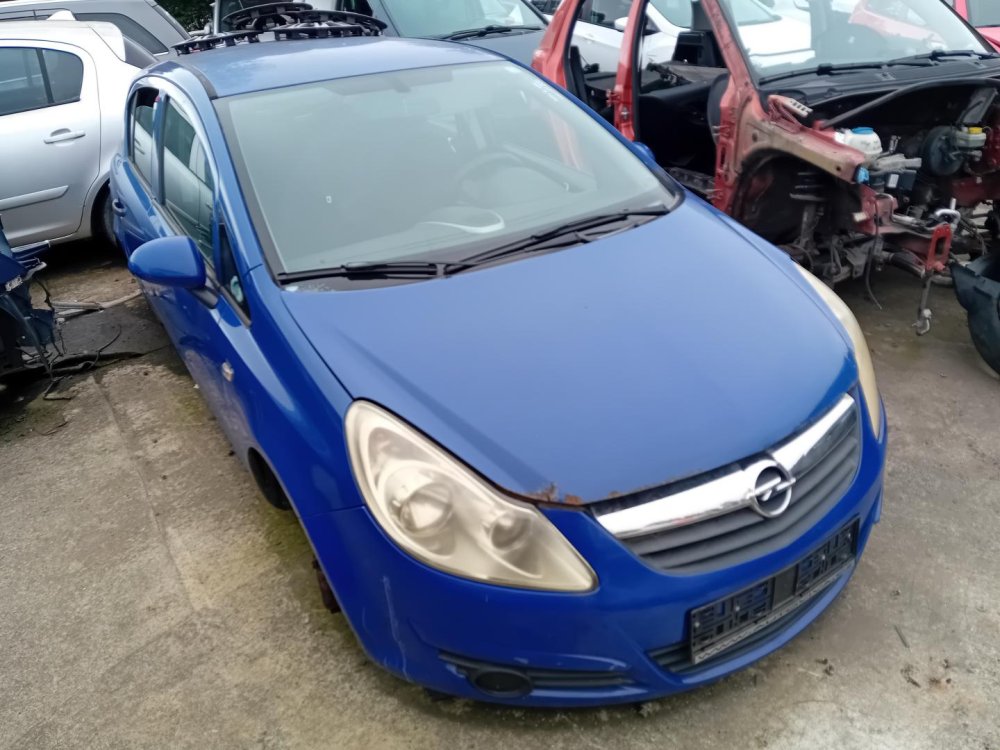 Opel Corsa D 1.2 ( Z12XEP ) 59kW r.2008 modrá Y285 na náhradní díly