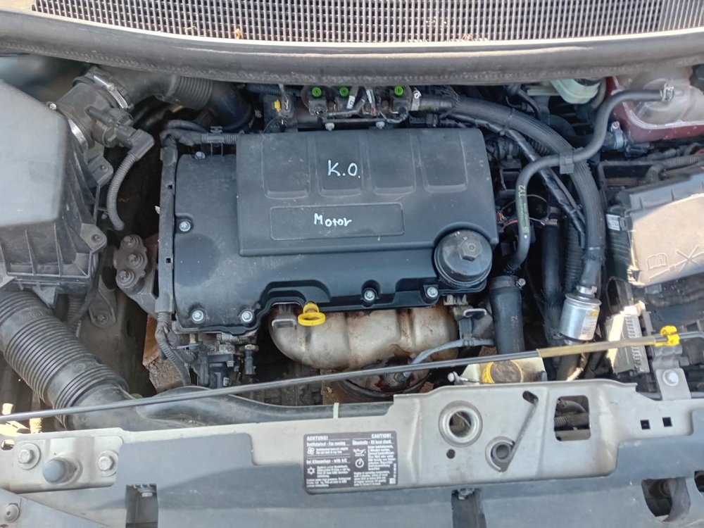 Opel Meriva B 1.4 ( A14XER ) 74kW r.2010 šedá na náhradní díly