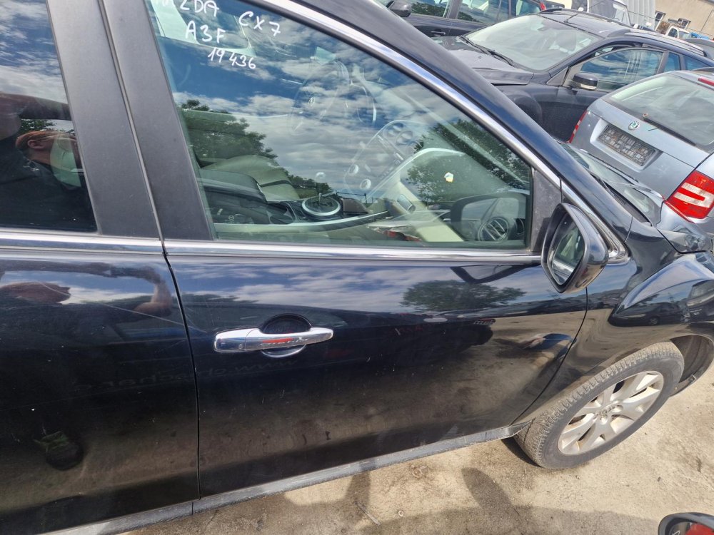 PRAVÉ PŘEDNÍ DVEŘE MAZDA CX7 (ER), ČERNÉ A3F - 19436