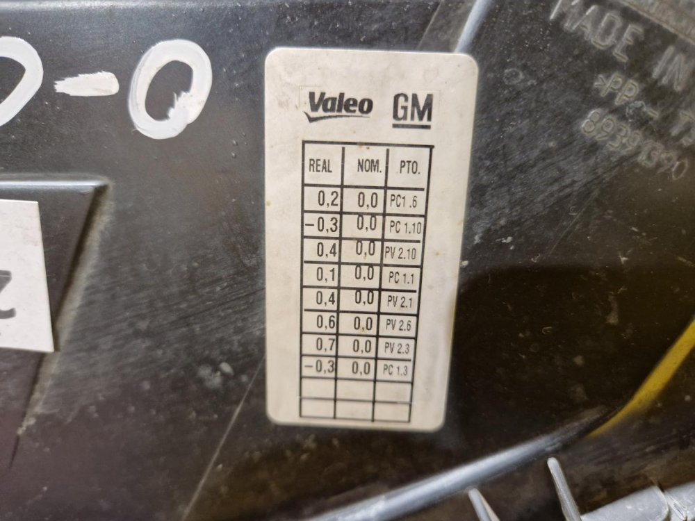 PRAVÉ PŘEDNÍ SVĚTLO OPEL CORSA D - 20074 PRAVÉ PŘEDNÍ SVĚTLO OPEL CORSA D - 20074