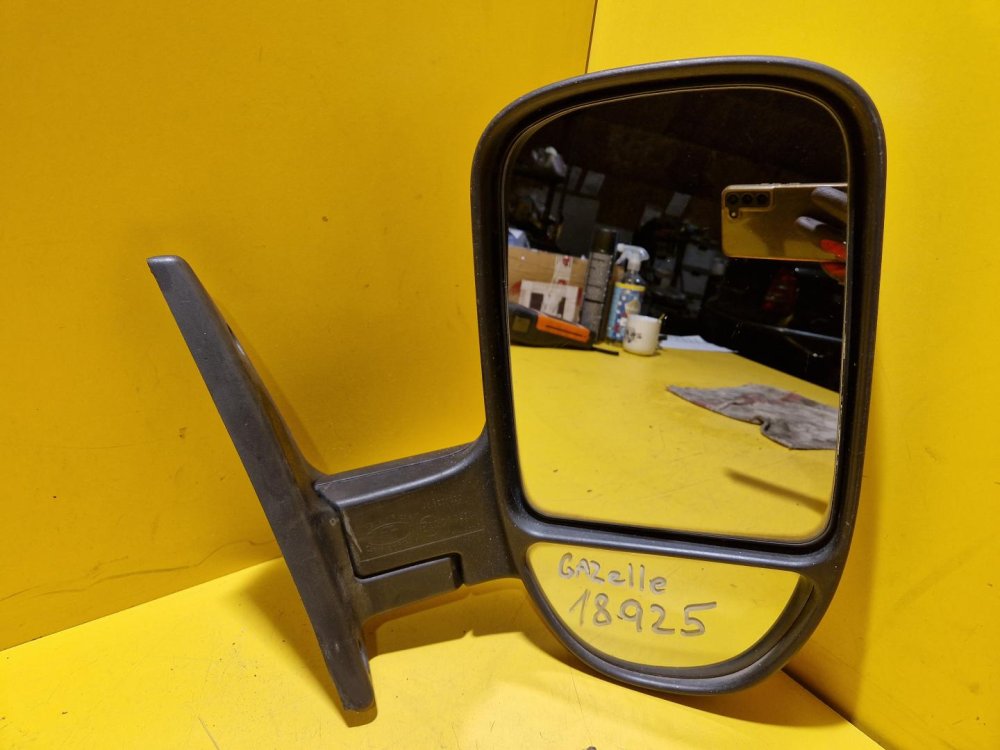 PRAVÉ ZRCÁTKO GAZ GAZELLE II, LEVÉ, BÍLÉ, MANUÁLNÍ - 18925