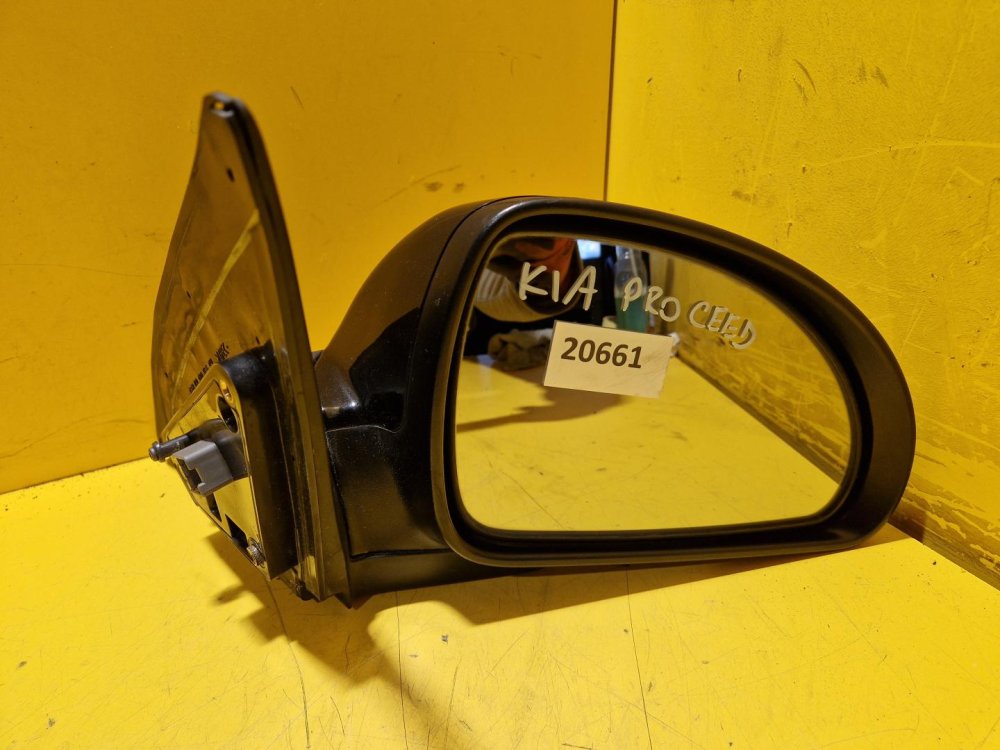 PRAVÉ ZRCÁTKO KIA CEED (ED) / PRO CEED (ED), ČERNÉ, ELEKTRICKÉ - 20661