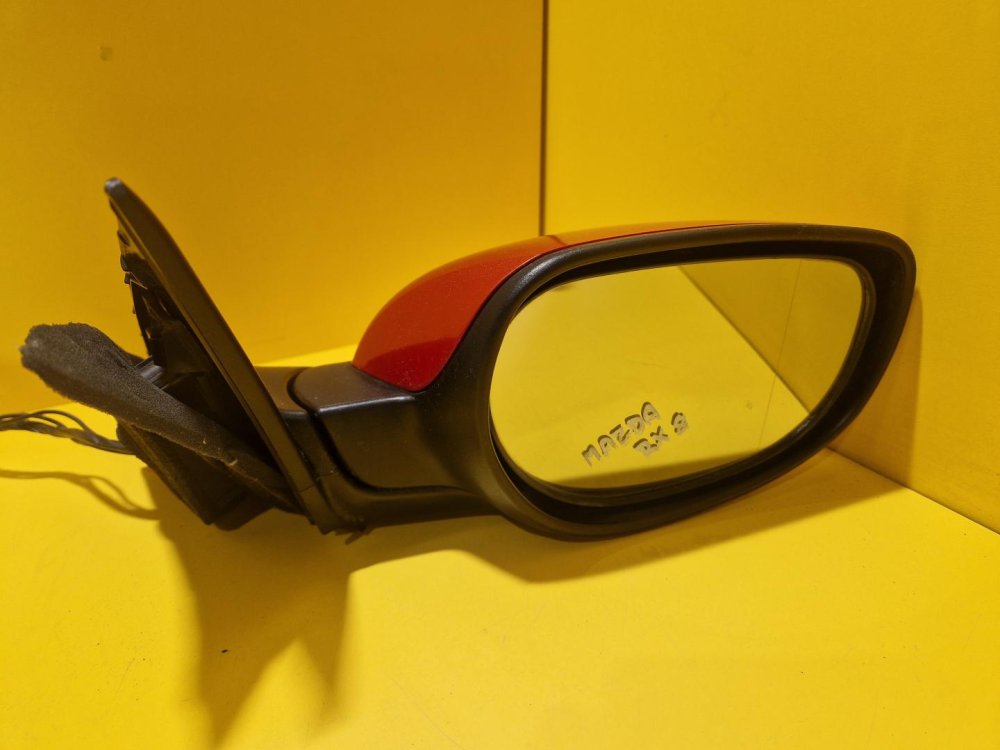 PRAVÉ ZRCÁTKO MAZDA RX-8 (SE, FE), ČERVENÉ, ELEKTRICKÉ - 16401