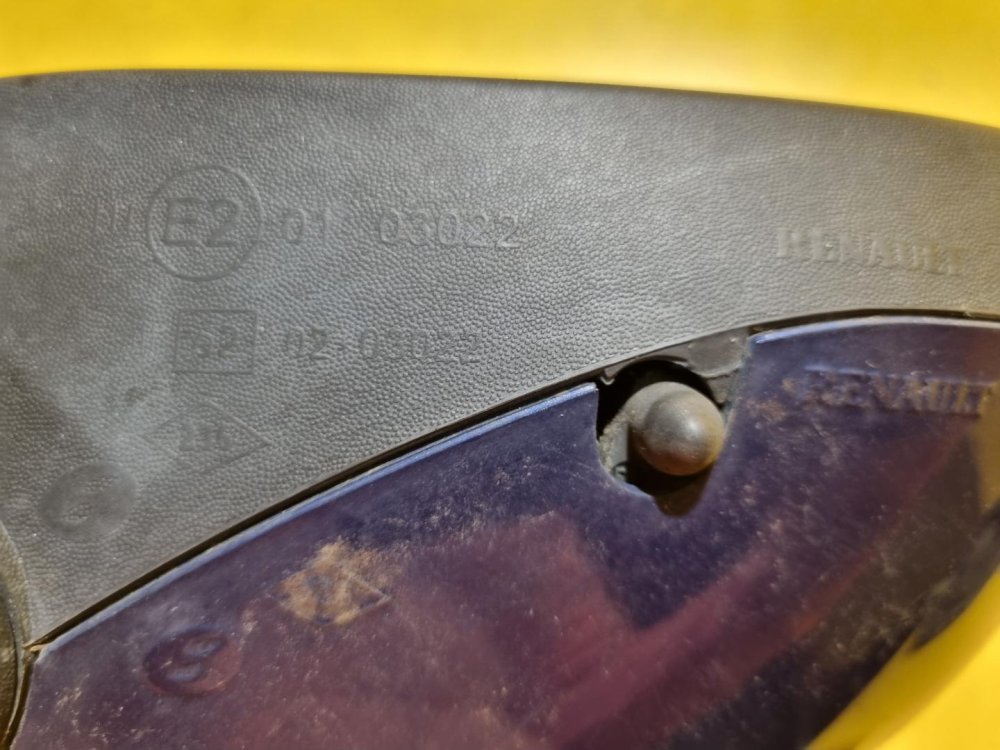 PRAVÉ ZRCÁTKO RENAULT MODUS, MODRÉ, ELEKTRICKÉ - 17062