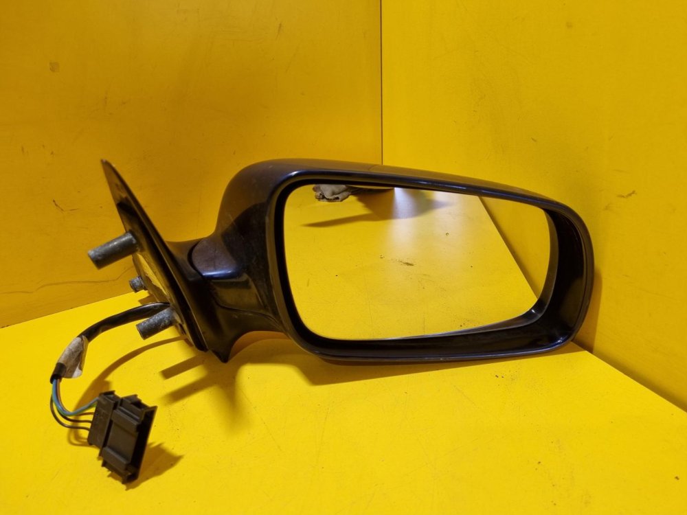 PRAVÉ ZRCÁTKO ŠKODA OCTAVIA I , MODRÉ, DLOUHÉ , ELEKTRICKÉ - 16884