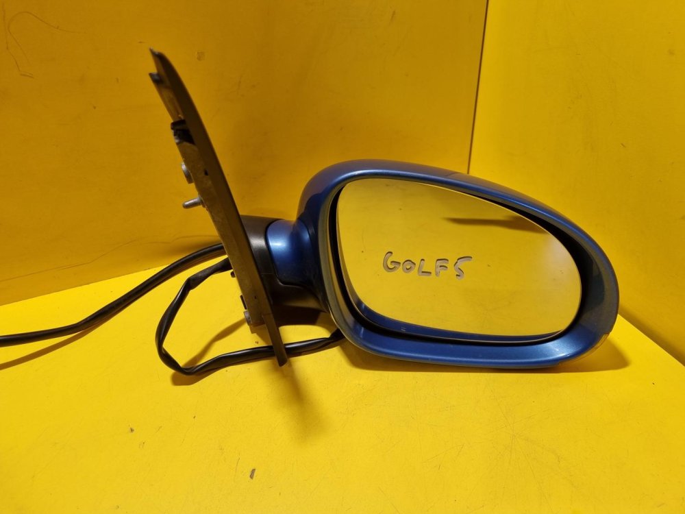 PRAVÉ ZRCÁTKO VW GOLF V, MODRÉ, ELEKTRICKÉ - 16975