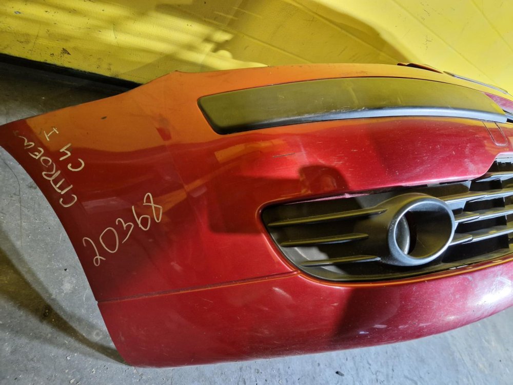 PŘEDNÍ NÁRAZNÍK CITROEN C4 I, ČERVENÝ, S MLHOVKAMI - 20368 PŘEDNÍ NÁRAZNÍK CITROEN C4 I, ČERVENÝ, S MLHOVKAMI - 20368