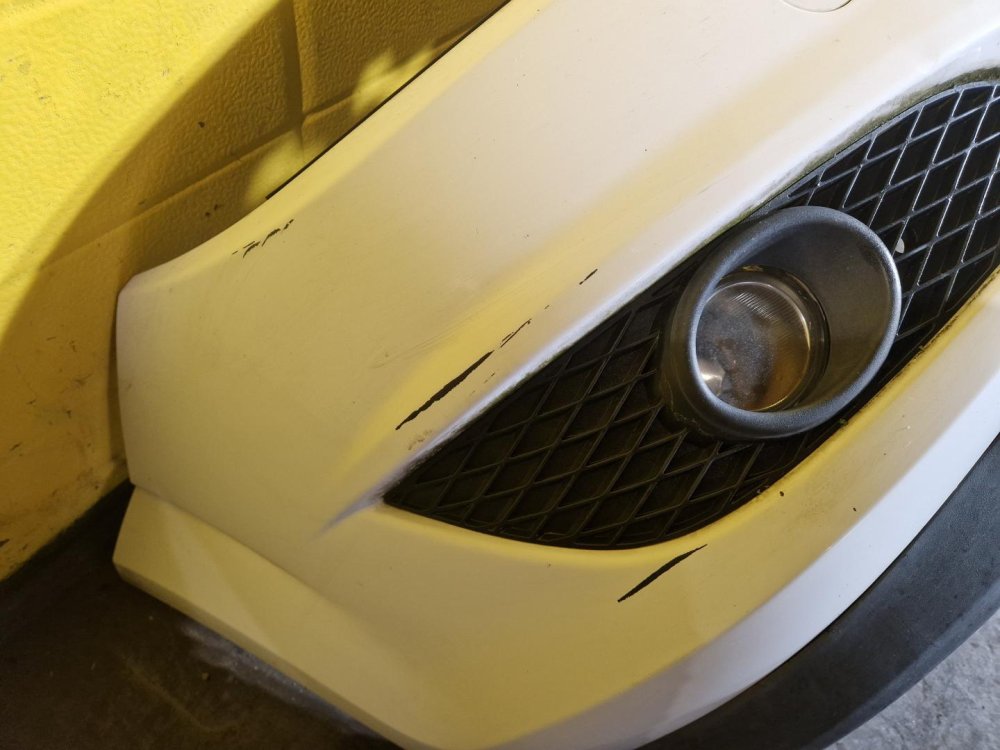 PŘEDNÍ NÁRAZNÍK OPEL ASTRA H, S MLHOVKAMI, BÍLÝ Z474, FACELIFT - 20474