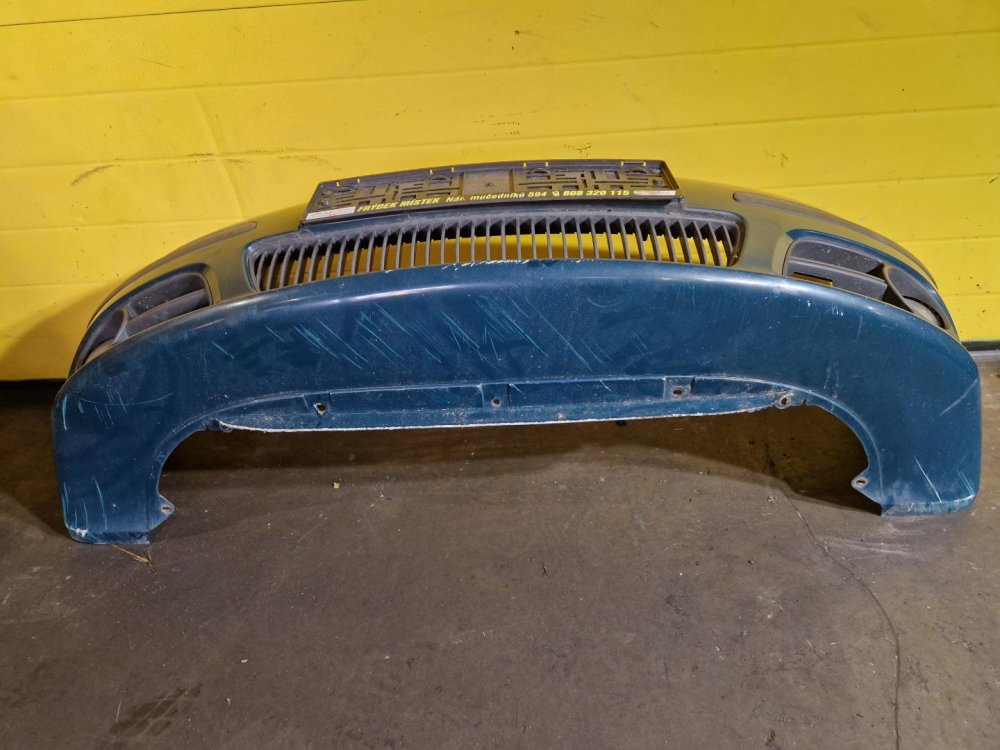 PŘEDNÍ NÁRAZNÍK ŠKODA FABIA I, MODROZELENÝ, FACELIFT,  S MLHOVKAMI - 20182