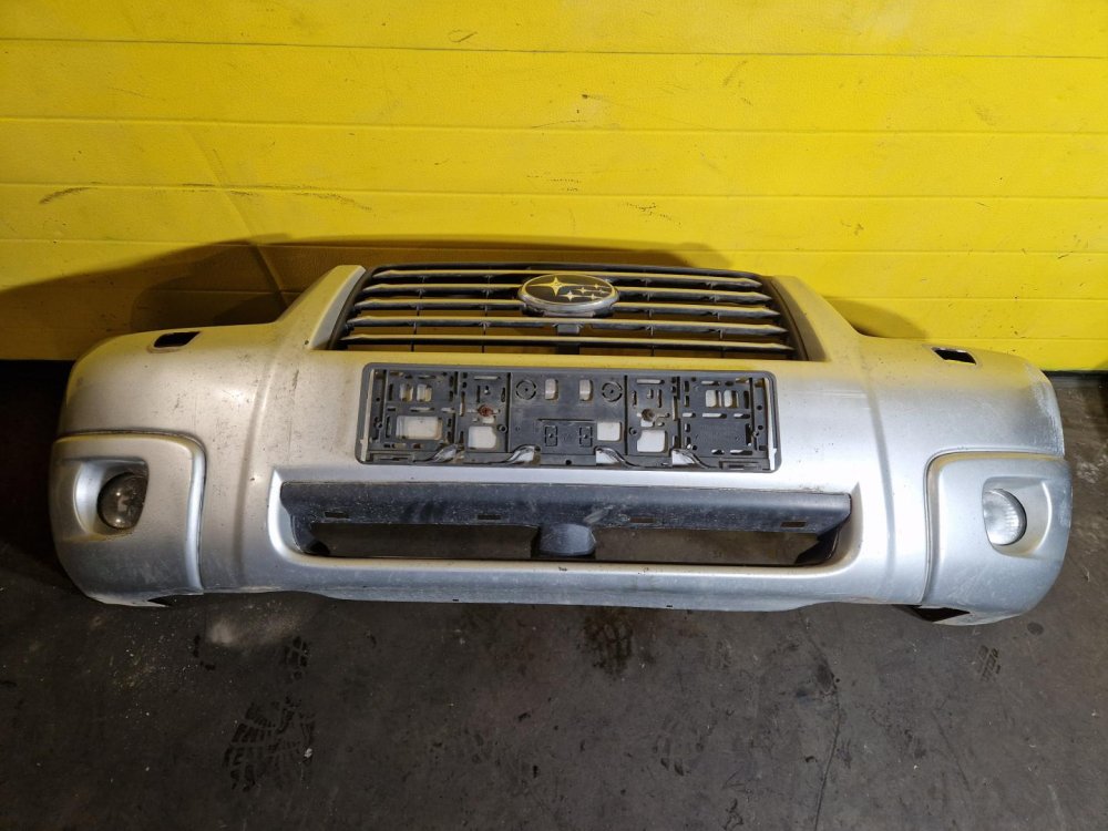 PŘEDNÍ NÁRAZNÍK SUBARU FORESTER II (SG), STŘÍBRNÝ, S MLHOVKAMI, FACELIFT - 20436 PŘEDNÍ NÁRAZNÍK SUBARU FORESTER II (SG), STŘÍBRNÝ, S MLHOVKAMI, FACELIFT - 20436