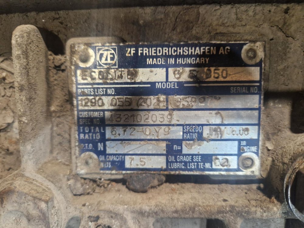 PŘEVODOVKA 6S850, ZF, ECOLITE - 15338