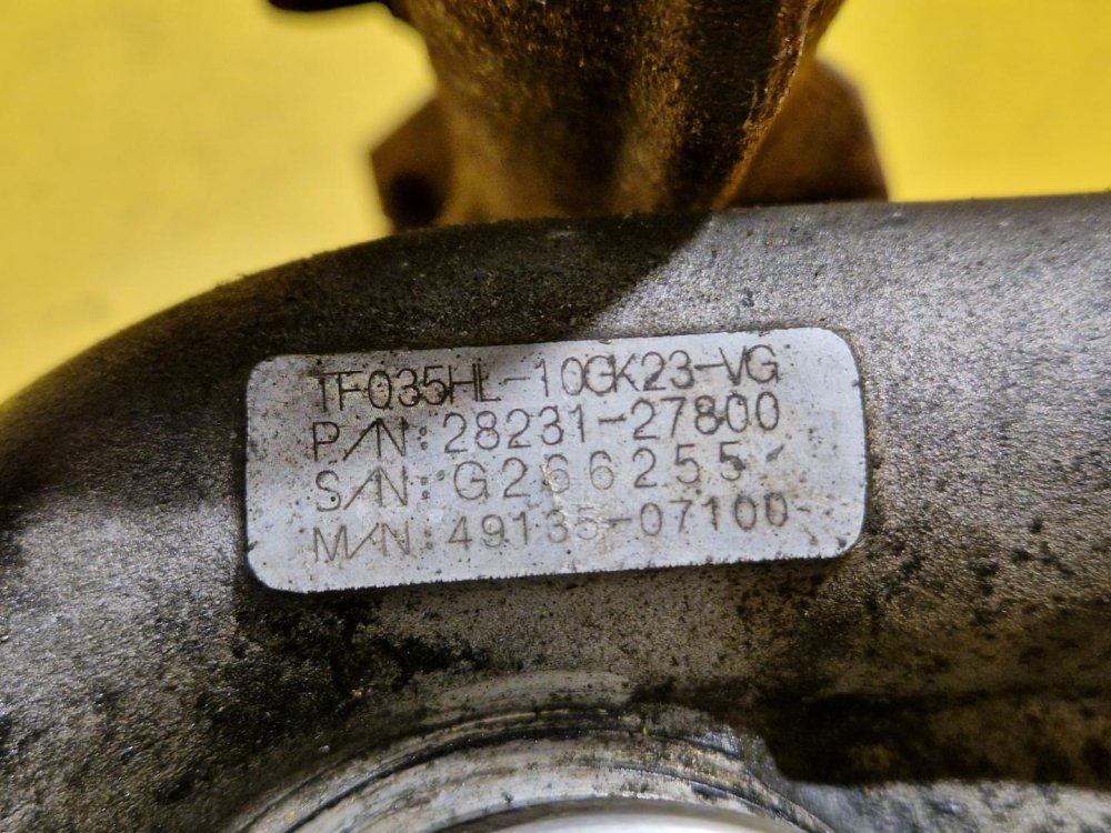 TURBO 28231-27800 HYUNDAI GRANDEUR, SANTA-FE II - 2.2 CRDI - 19277