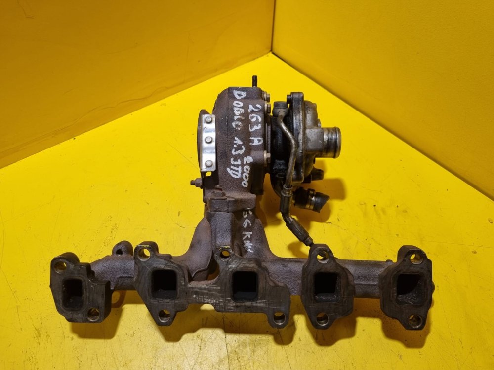 TURBO 55225439  FIAT IDEA, 500, FIORINO III, DOBLO II,.../ LANCIA YPSILON I,.../ OPEL CORSA D,.../ ALFA ROMEO MITO / CHEVROLET AVEO III -1.3, 1.3 D, 1.3 JTD, 1.3 CDTI - 19350