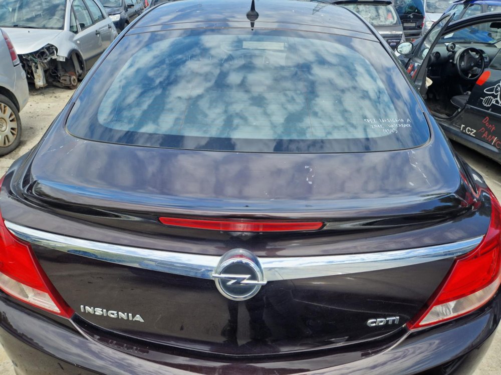 ZADNÍ KUFROVÉ DVEŘE OPEL INSIGNIA A (G09), HNĚDÁ Z41C, HATCHBACK - 19543