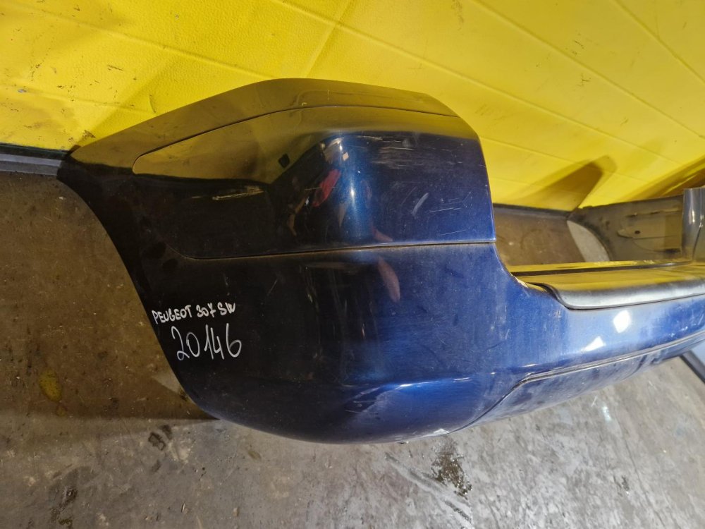 ZADNÍ NÁRAZNÍK PEUGEOT 307,MODRÝ, KOMBI - 20146