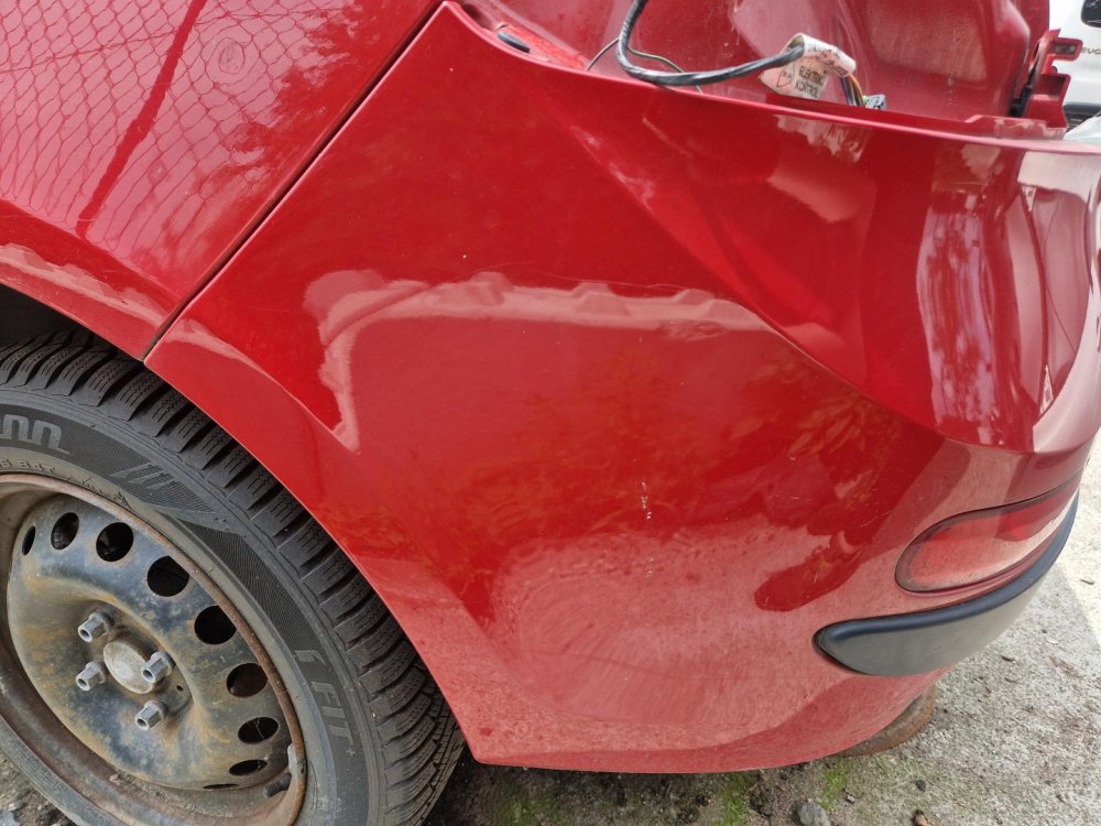 ZADNÍ NÁRAZNÍK RENAULT CLIO III, FACELIFT, ČERVENÁ 727, KOMBI - 18908
