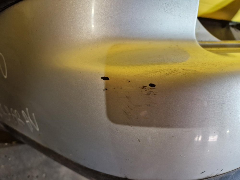 ZADNÍ NÁRAZNÍK VW SHARAN I, STŘÍBRNÝ, SE SENZORY - 19850