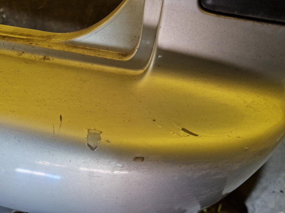 ZADNÍ NÁRAZNÍK VW SHARAN I, STŘÍBRNÝ, SE SENZORY - 19850